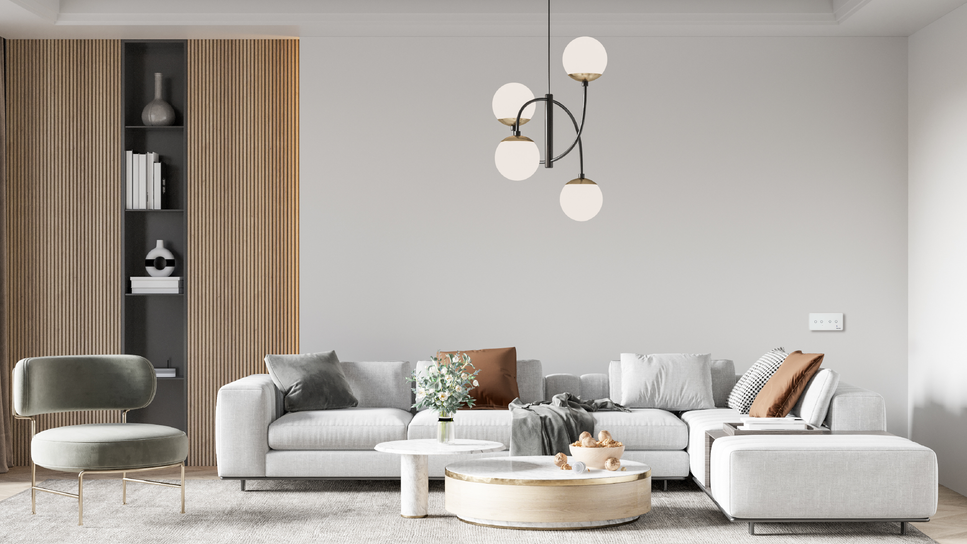 Nowoczesne z systemem Smart Home.