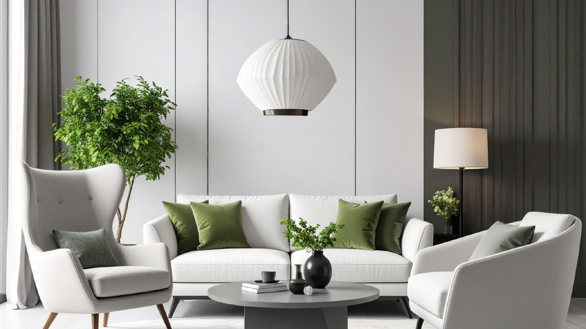 luksusowe mieszkanie z systemem smart home, nowoczesne wnętrze w modernistycznym stylu